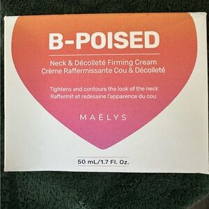 Maely’s B-POISED Neck & Décolleté Firming Cream
Brand new - u can see the seal